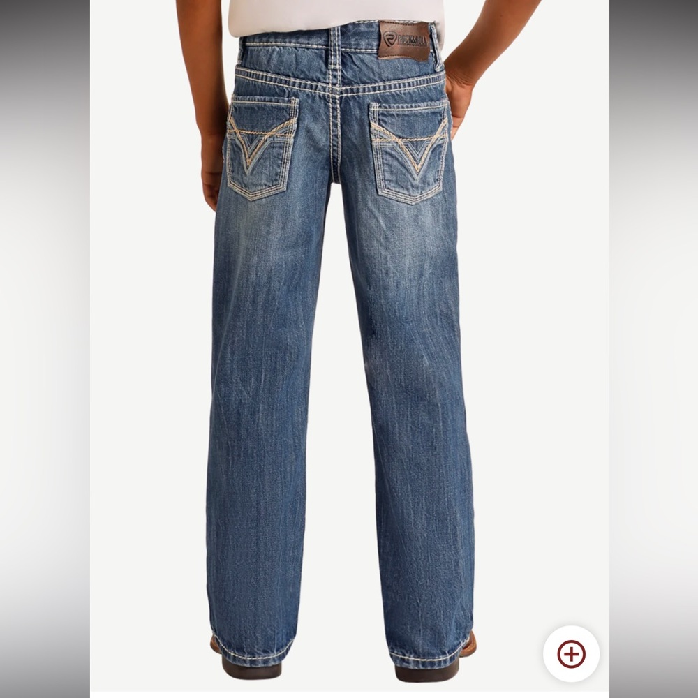 Kids' Straight-Leg Blue Jeans